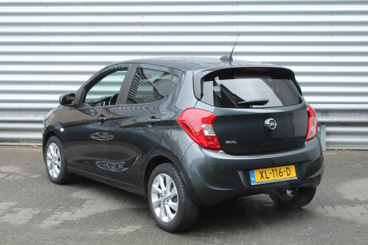 Opel KARL 1.0 ecoFLEX 75pk Innovation AUTOMAAT NL-Auto NAP Clima Cruise Carplay Leder 15"LMV Stoelverwarming