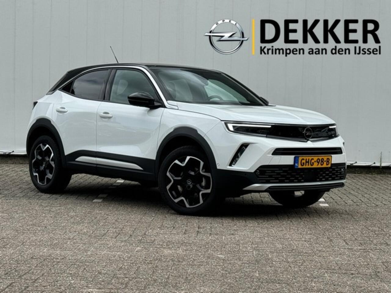 Opel MOKKA 1.2 Turbo Ultimate Automaat met 18inch, Stoel/Stuurverwarming, Alcantara, Adap.Cruise, LED, Dodehoek