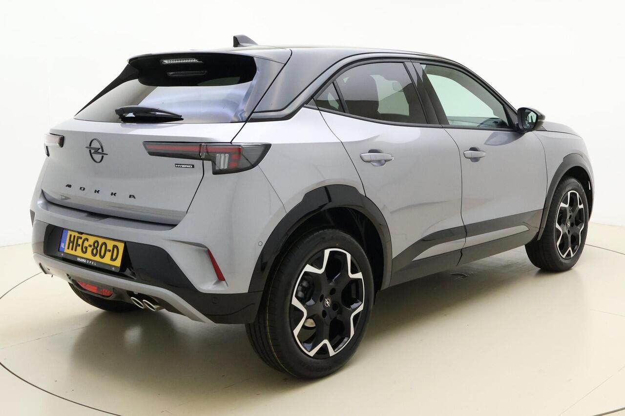 Opel MOKKA 1.2 Turbo 136pk Hybrid Automaat Ultimate | Navigatie | Achteruitrijcamera | Adapt. Cruise control | Climate control | Keyless | LED verlichting | Zwart dak | 18" Lichtmetalen velgen | Luxe en complete uitvoering