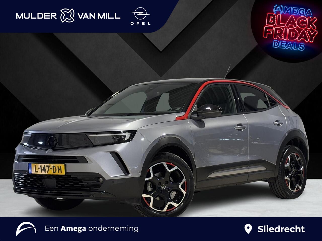 Opel MOKKA GS 1.2 Turbo 100pk | 18" TRI-COLOR VELGEN | PURE PANEL | BLACK PACK | 180° CAMERA + SENSOREN | DODEHOEK BEWAKING | ISOFIX |