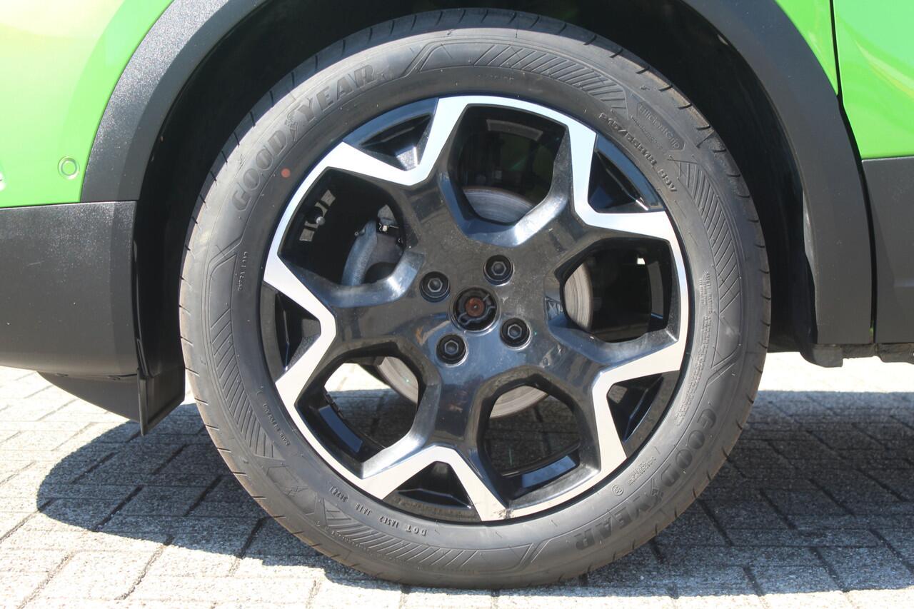 Opel MOKKA 1.2 Turbo Ultimate Automaat Navigatie/Virtual cockpit/Adaptive cruise control/Achteruitrijcamera/Parkeersensoren rondom/Apple carplay/Dodehoek detectie/Stoelverwarming/Stuurverwarming/Climate control/DAB/Lane assist/18'' Lichtmetalen velgen.