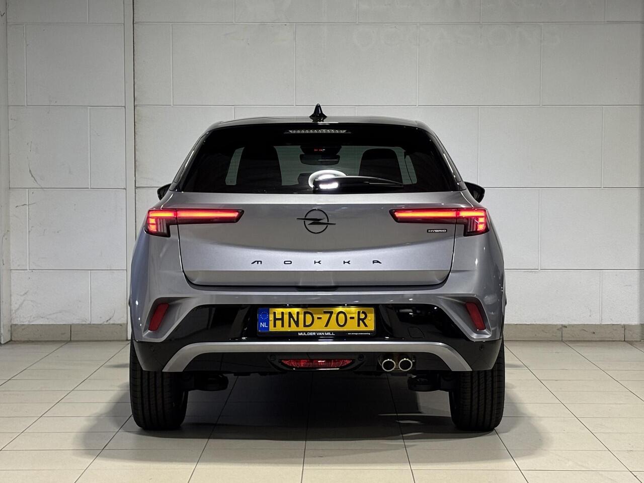 Opel MOKKA GS 1.2 Turbo Hybrid 145pk | STOEL+STUURVERW. | CAMERA | NAVI | 18" LM-VELGEN | KEYLESS ENTRY | ODEHOEKBEW. |