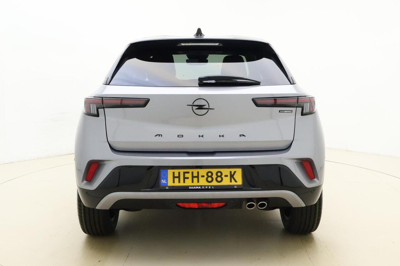 Opel MOKKA 1.2 Turbo 136pk Automaat Hybrid GS | Navigatie | Climate control | Keyless | Dodehoek assistent | Zwart dak | Stoel & Stuurverwarming | 18" Lichtmetalen velgen