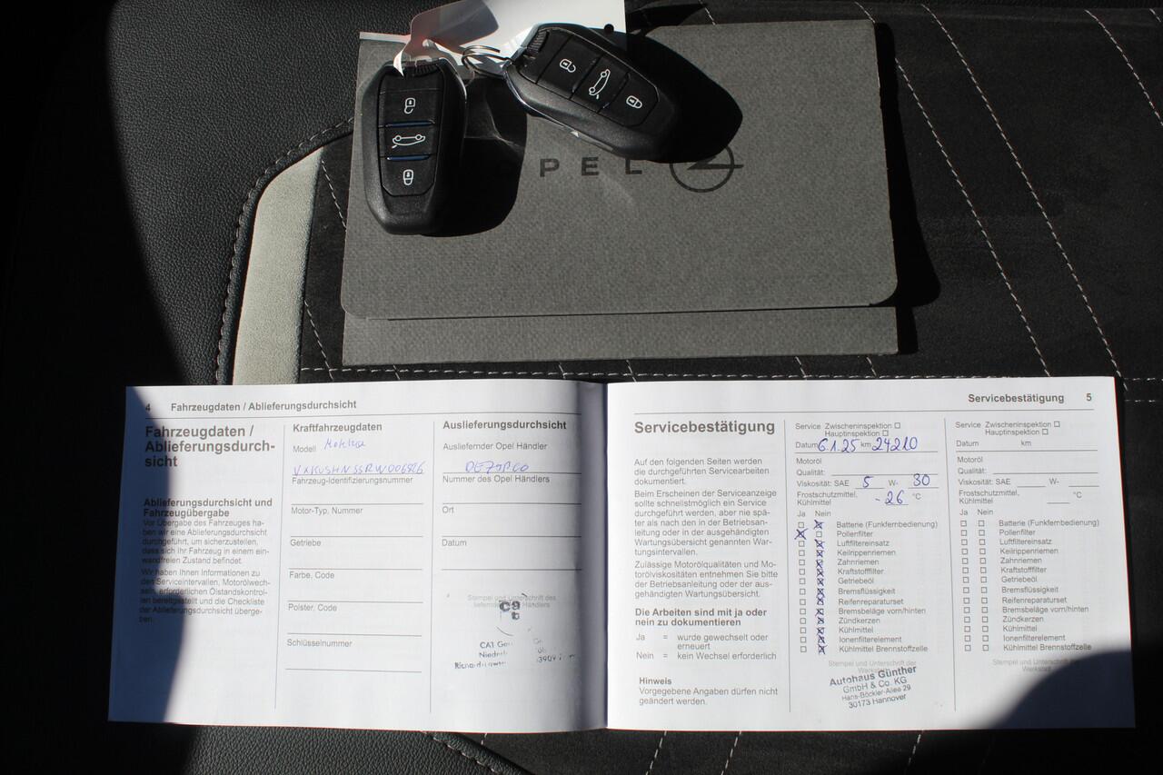 Opel MOKKA 1.2 Turbo Ultimate Automaat Navigatie/Virtual cockpit/Adaptive cruise control/Achteruitrijcamera/Parkeersensoren rondom/Apple carplay/Dodehoek detectie/Stoelverwarming/Stuurverwarming/Climate control/DAB/Lane assist/18'' Lichtmetalen velgen.