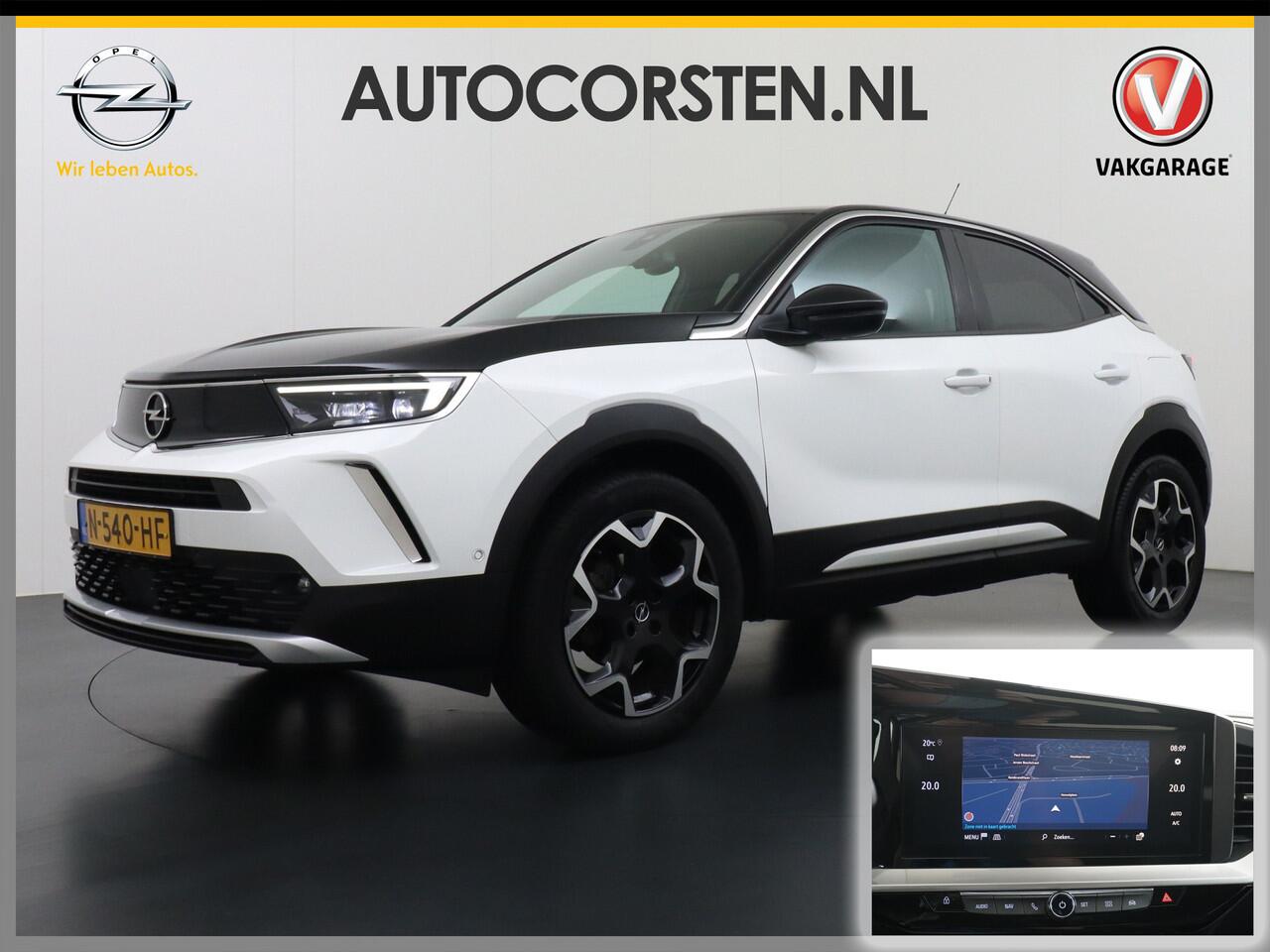 Opel MOKKA 1.2T 131PK Apple Carplay Android Auto Adaptieve Cruise Control Navi Ecc 360°Camera Stoelverwarming Ultimate Stuurverwarming Lmv 18" Bi-Tone Lak Regen-Lichtsensor Led-Matrix 100% Dealeronderhouden Origineel Nederlandse Auto 1e Eigenaar