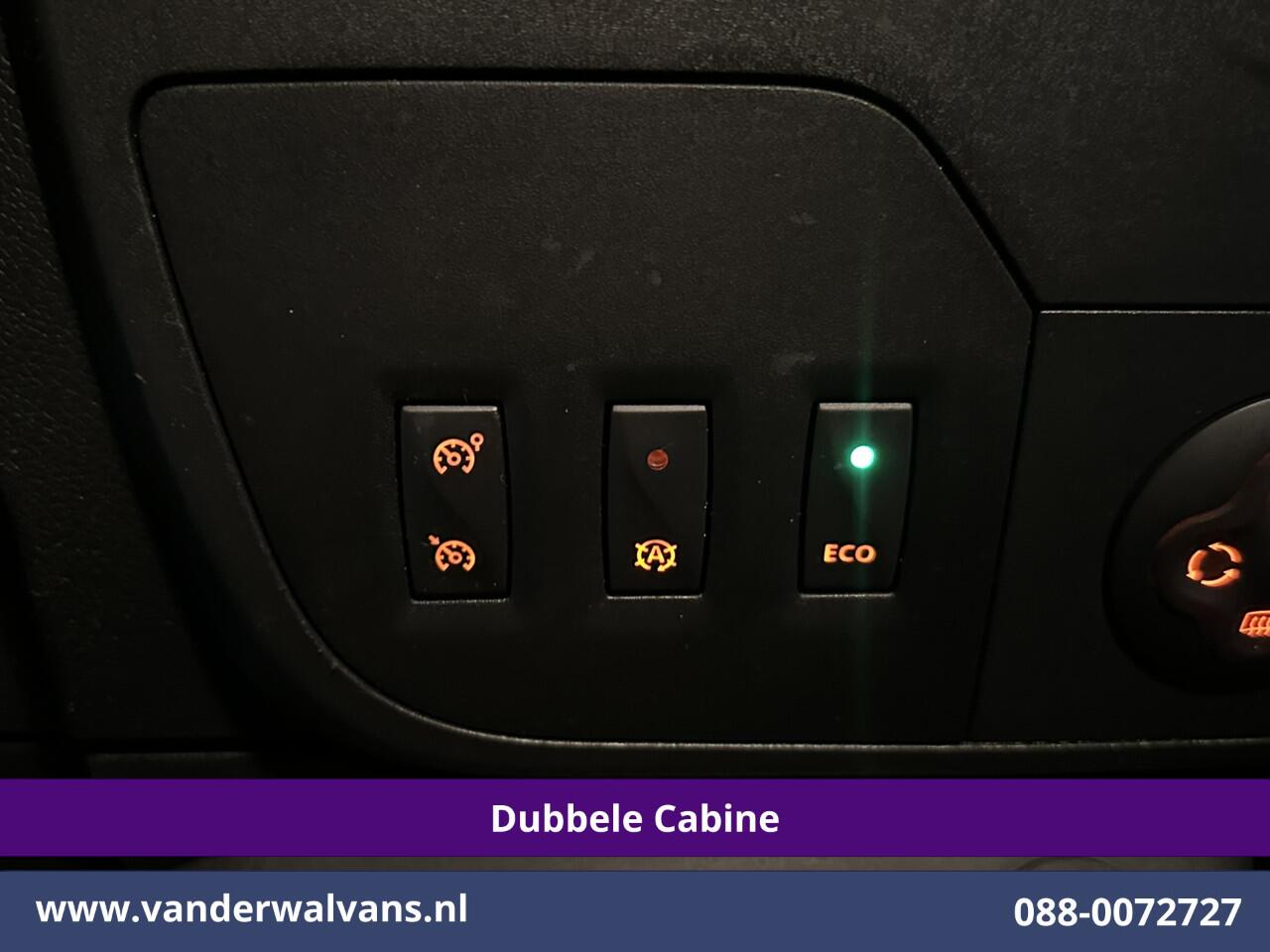 Opel MOVANO 2.3 CDTI 146pk L2H2 Dubbele Cabine Euro6 Airco | Camera | Navigatie | Cruisecontrol Chauffeursstoel, 2500kg Trekhaak, Parkeersensoren, 5-Zits