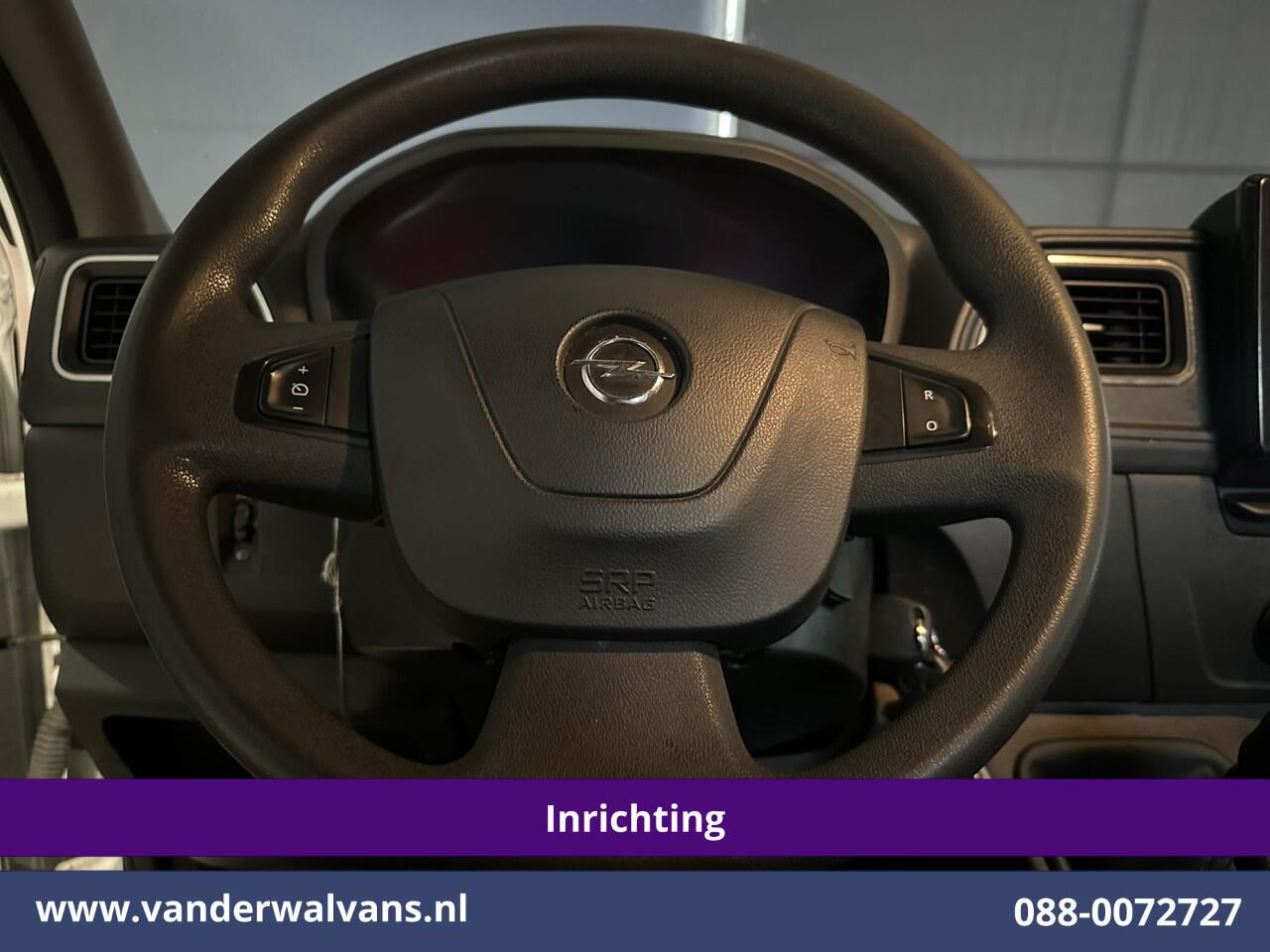 Opel MOVANO 2.3 Turbo 136pk L3H2 *Post NL inrichting* Euro6 Airco | Camera | Cruisecontrol Sidebars, Parkeersensoren, schappen, stellingen