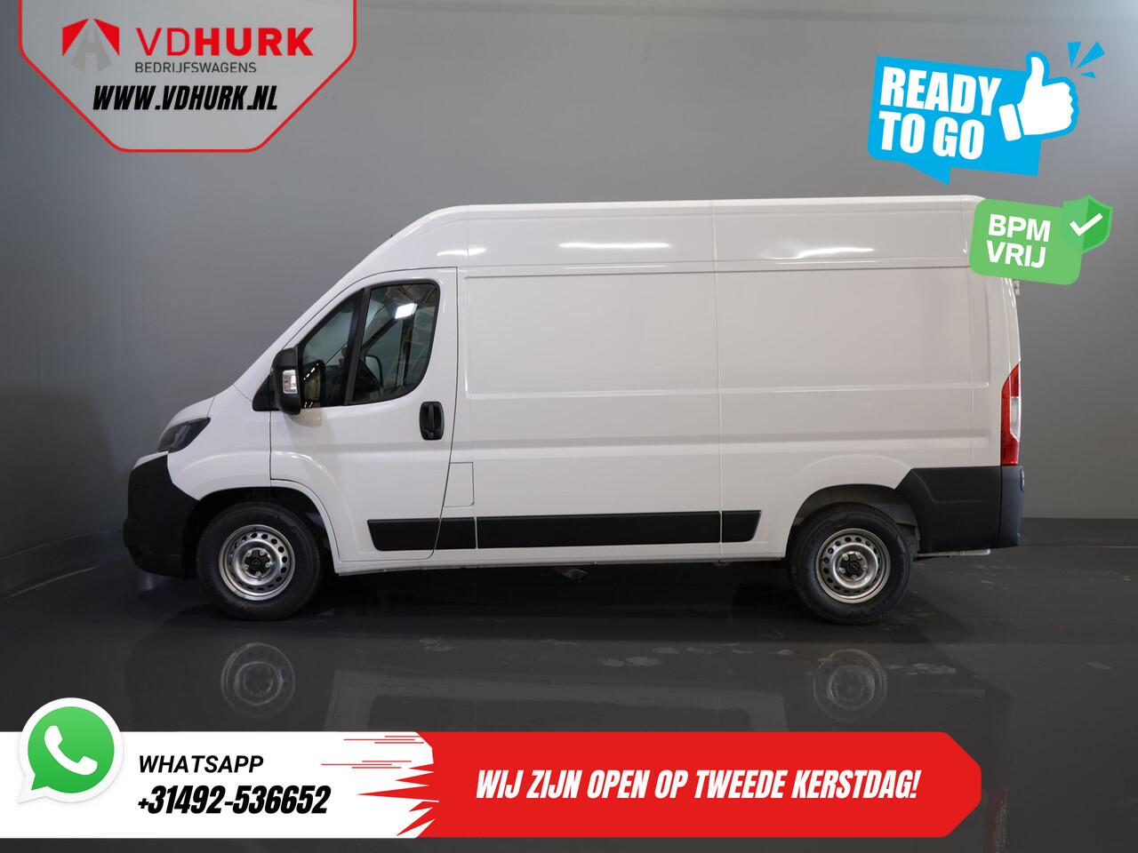 Opel MOVANO 35 2.2 CDTI 140 pk Aut. ZF L2H2 BPM VRIJ! Virtual Cockpit/ Carplay/ Climate/ 270Gr. Deuren/ Navi/ Camera/ Cruise/ PDC/ DAB