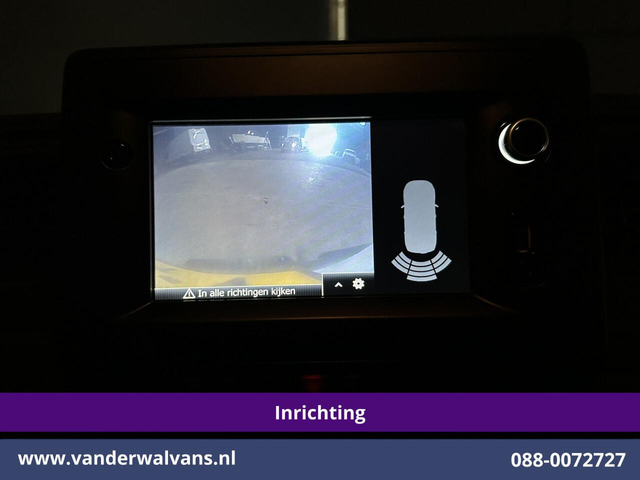 Opel MOVANO 2.3 Turbo 150pk L2H2 Inrichting Euro6 Airco | Imperiaal | 2500kg Trekhaak | Omvormer | Camera | Navigatie Cruisecontrol, Parkeersensoren, trap