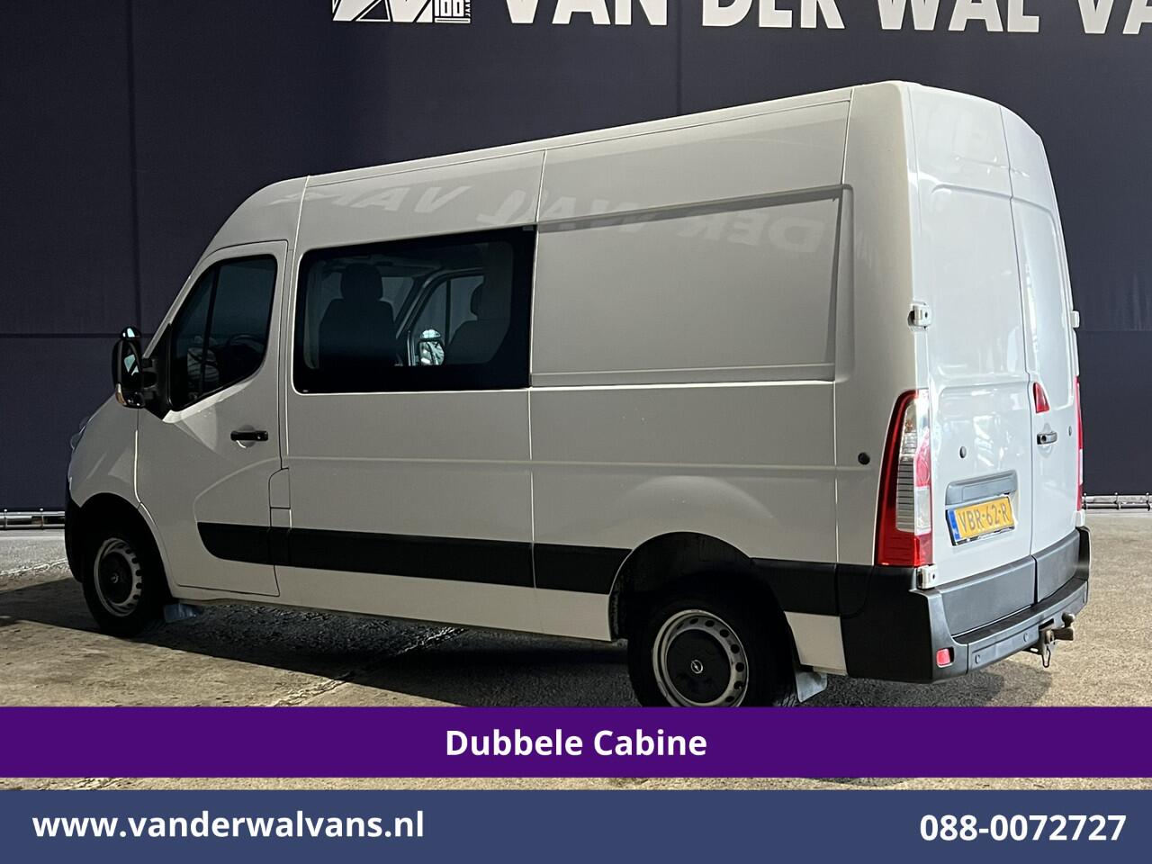 Opel MOVANO 2.3 CDTI 146pk L2H2 Dubbele Cabine Euro6 Airco | Camera | Navigatie | Cruisecontrol Chauffeursstoel, 2500kg Trekhaak, Parkeersensoren, 5-Zits