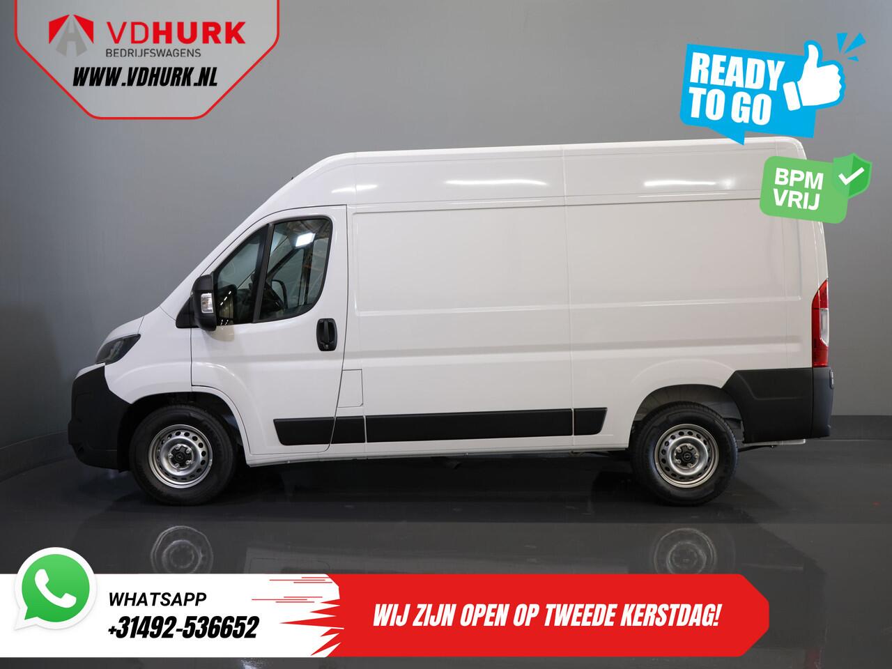 Opel MOVANO 35 2.2 CDTI 140 pk Aut. ZF L2H2 BPM VRIJ! Virtual Cockpit/ Carplay/ Climate/ 270Gr. Deuren/ Navi/ Camera/ Cruise/ PDC/ DAB