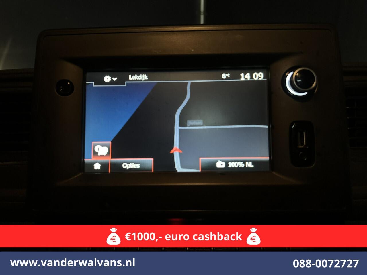Opel MOVANO 2.3 CDTI L3H2 *Post NL inrichting* Euro6 Airco | Navigatie | Camera | Cruisecontrol | Parkeersensoren Doorloopdeur, 270 Gr. achterdeuren, Sidebars