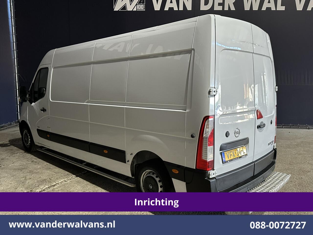 Opel MOVANO 2.3 CDTI L3H2 *Post NL inrichting* Euro6 Airco | Camera | Navigatie | Cruisecontrol Sidebars, Schappen, 270 graden achterdeuren, bijrijdersbank
