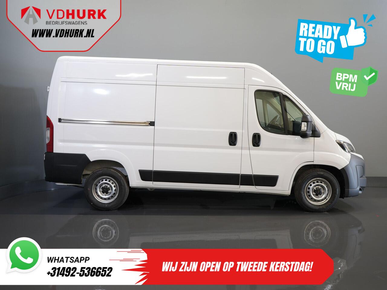 Opel MOVANO 35 2.2 CDTI 140 pk Aut. ZF L2H2 BPM VRIJ! Virtual Cockpit/ Carplay/ Climate/ 270Gr. Deuren/ Navi/ Camera/ Cruise/ PDC/ DAB