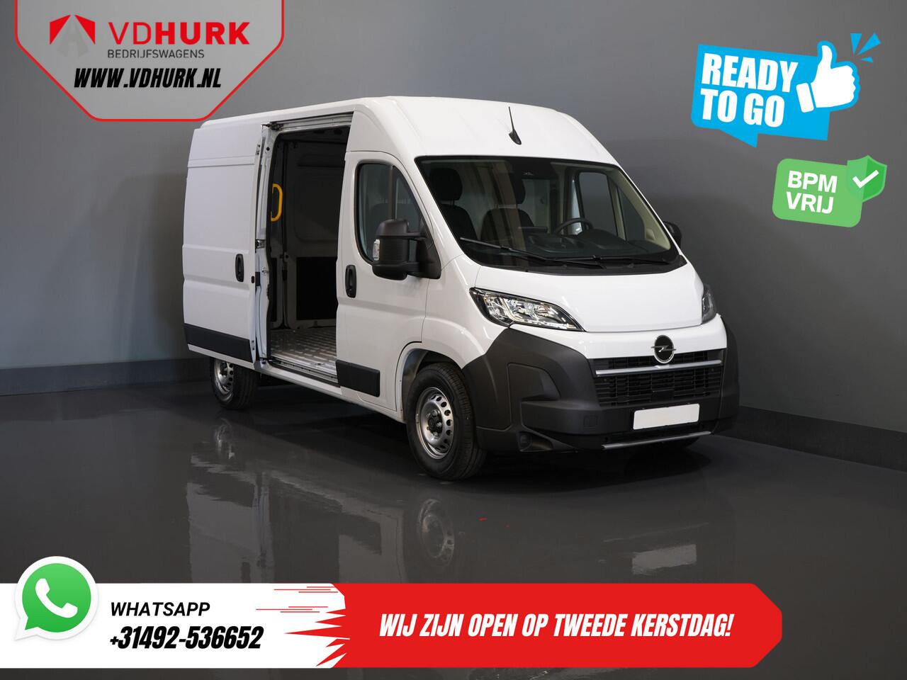 Opel MOVANO 35 2.2 CDTI 140 pk Aut. ZF L2H2 BPM VRIJ! Virtual Cockpit/ Carplay/ Climate/ 270Gr. Deuren/ Navi/ Camera/ Cruise/ PDC/ DAB