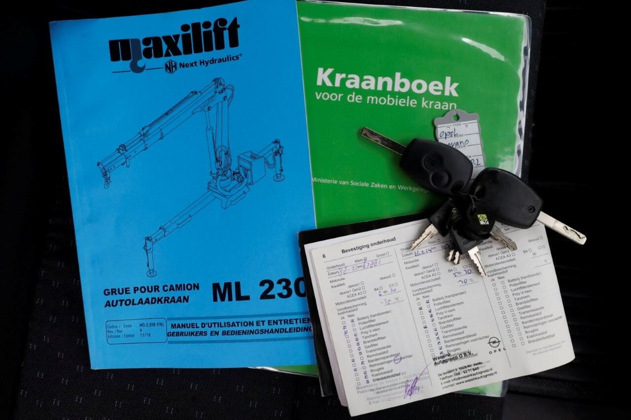 Opel MOVANO 2.3 CDTI 145pk E6 Open Laadbak + Kraan 08-2019