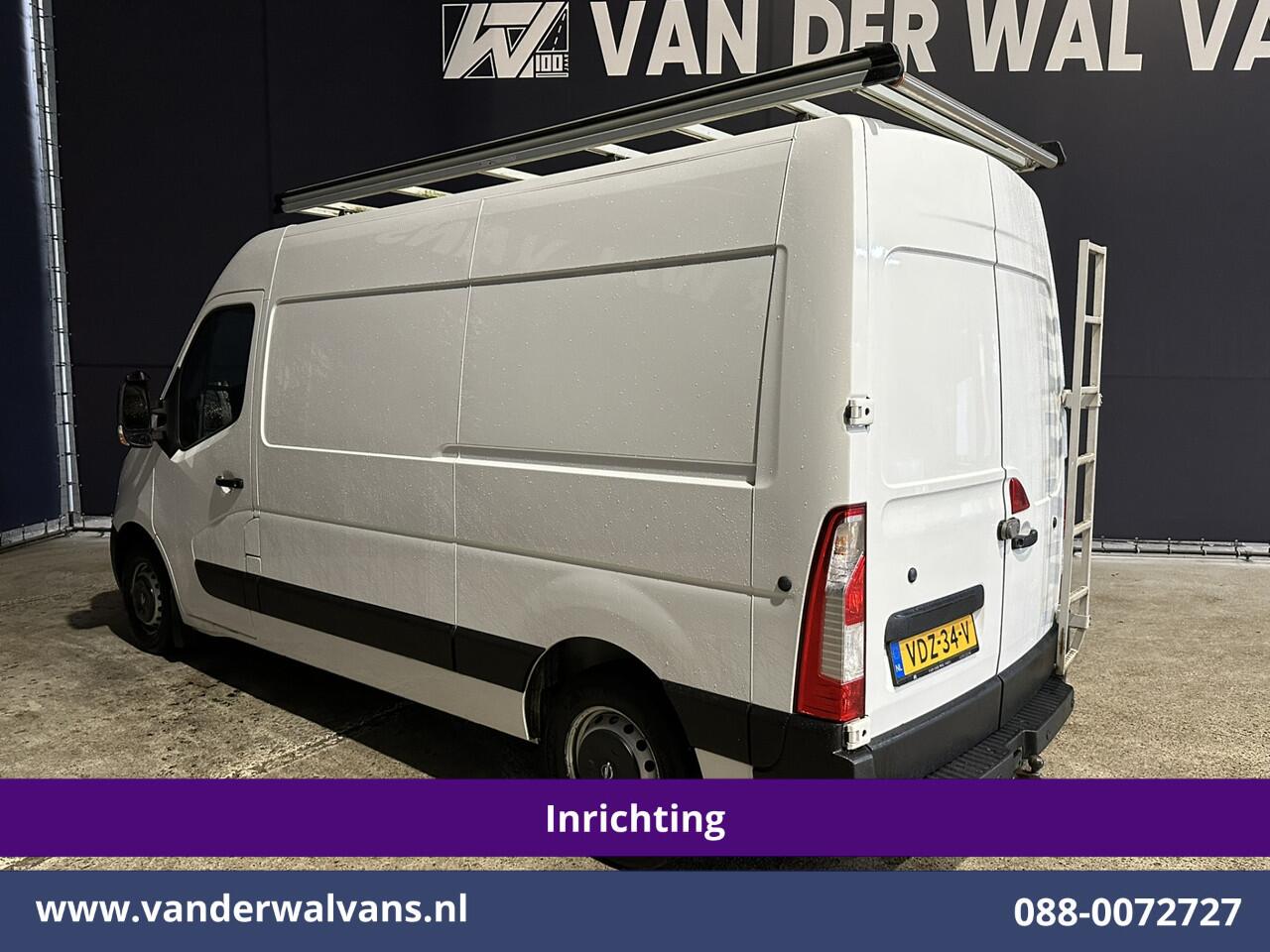 Opel MOVANO 2.3 Turbo 150pk L2H2 Inrichting Euro6 Airco | Imperiaal | 2500kg Trekhaak | Omvormer | Camera | Navigatie Cruisecontrol, Parkeersensoren, trap