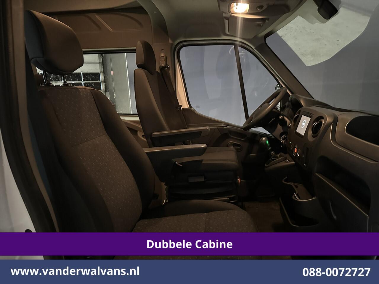 Opel MOVANO 2.3 CDTI 146pk L2H2 Dubbele Cabine Euro6 Airco | Camera | Navigatie | Cruisecontrol Chauffeursstoel, 2500kg Trekhaak, Parkeersensoren, 5-Zits