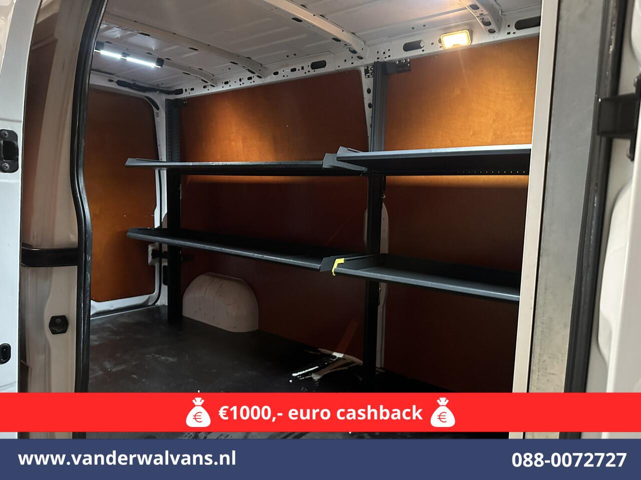 Opel MOVANO 2.3 CDTI L3H2 *Post NL inrichting* Euro6 Airco | Navigatie | Camera | Cruisecontrol | Parkeersensoren Doorloopdeur, 270 Gr. achterdeuren, Sidebars