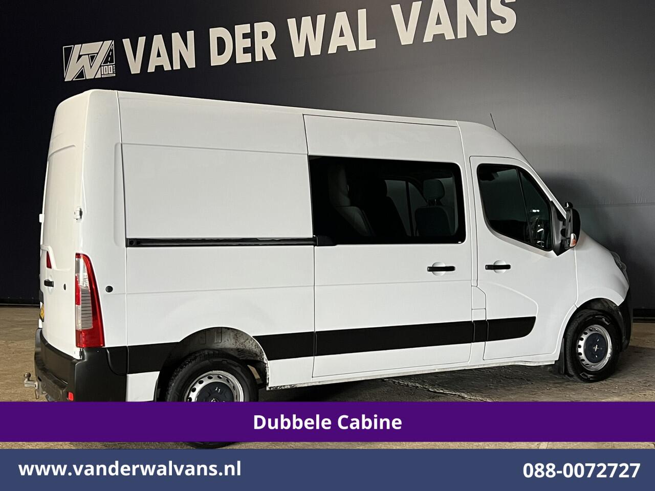 Opel MOVANO 2.3 CDTI 146pk L2H2 Dubbele Cabine Euro6 Airco | Camera | Navigatie | Cruisecontrol Chauffeursstoel, 2500kg Trekhaak, Parkeersensoren, 5-Zits