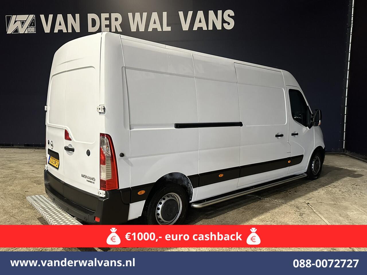 Opel MOVANO 2.3 CDTI L3H2 *PostNL inrichting* Euro6 Airco | Navigatie | Camera | Cruisecontrol | Parkeersensoren Doorloopdeur, 270 Gr. achterdeuren, Sidebars