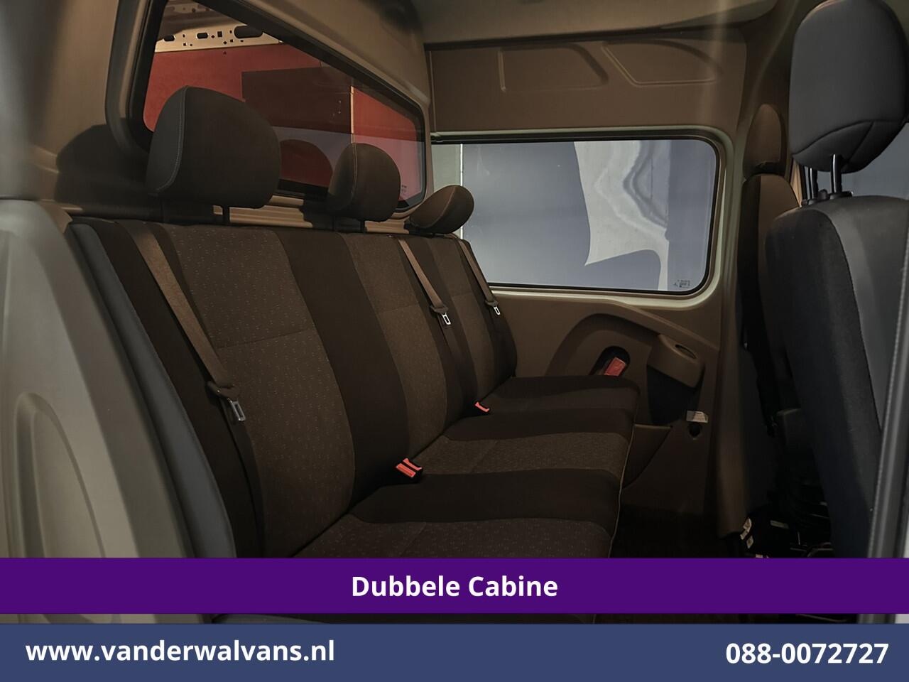 Opel MOVANO 2.3 CDTI 146pk L2H2 Dubbele Cabine Euro6 Airco | Camera | Navigatie | Cruisecontrol Chauffeursstoel, 2500kg Trekhaak, Parkeersensoren, 5-Zits