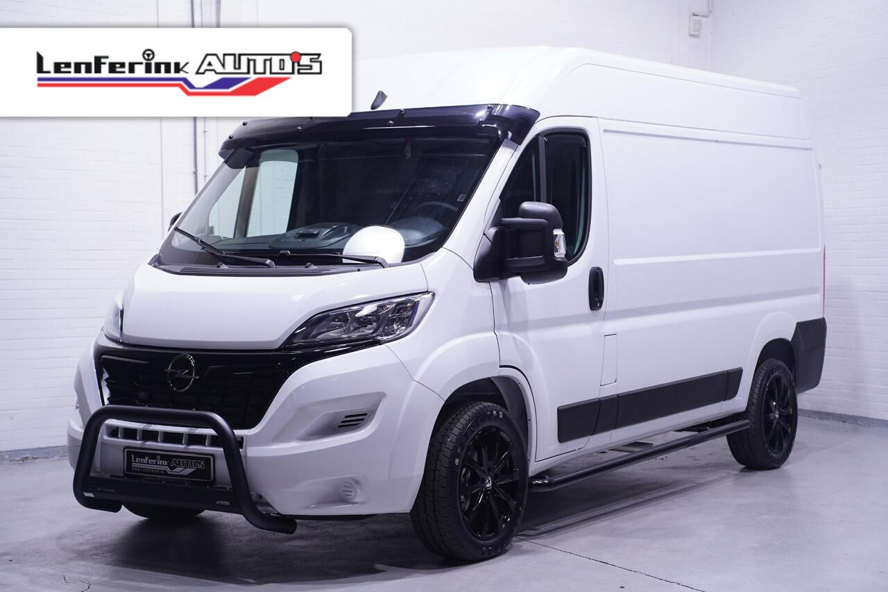Opel MOVANO 2.2D 140 pk L2H2 White&Black Edition Navi 18" LMV, Bullbar + Sidebars Zwart, Camera, Apple Carplay, 3-Zits, Nieuw