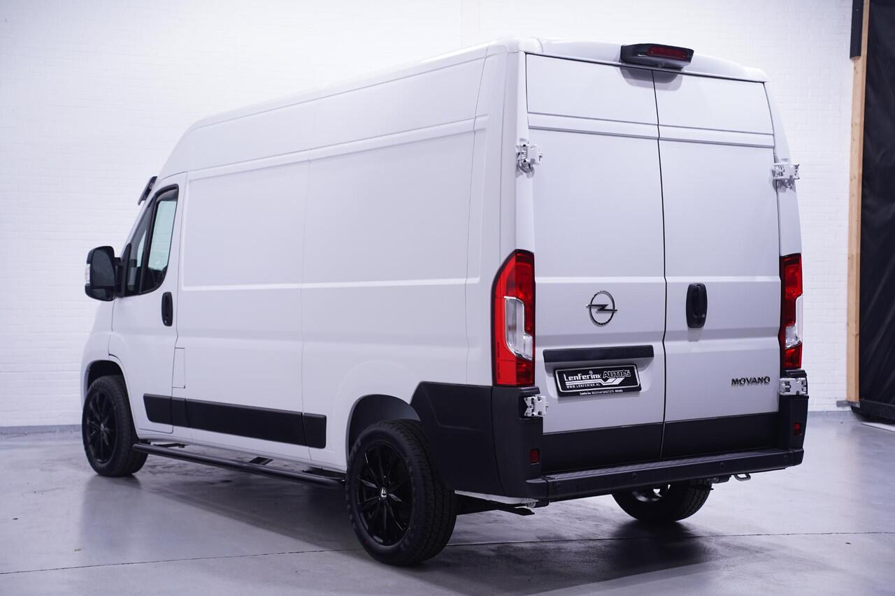 Opel MOVANO 2.2D 140 pk L2H2 White&Black Edition Navi 18" LMV, Bullbar + Sidebars Zwart, Camera, Apple Carplay, 3-Zits, Nieuw