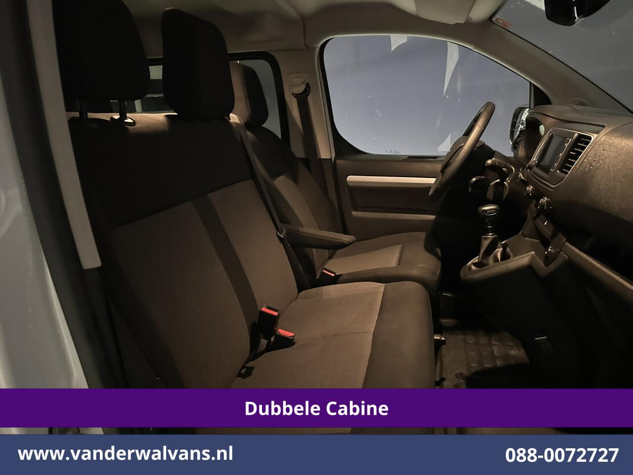 Opel VIVARO 2.0CDTI 145pk L3H1 Dubbele Cabine Euro6 Airco | 6-Zits | Navigatie | 2500kg Trekhaak | Apple Carplay Android Auto, Cruisecontrol, Parkeersensoren