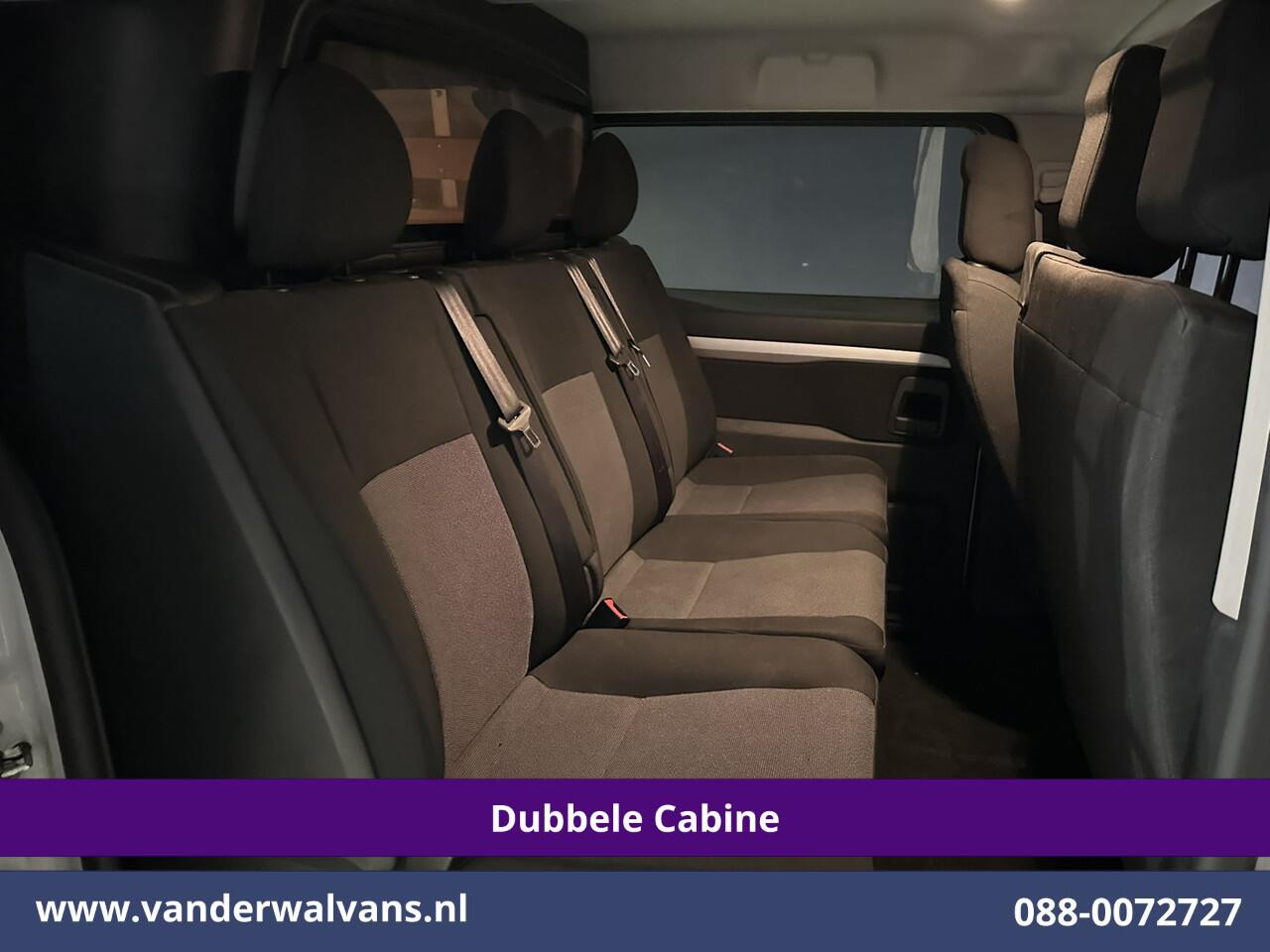 Opel VIVARO 2.0CDTI 145pk L3H1 Dubbele Cabine Euro6 Airco | 6-Zits | Navigatie | 2500kg Trekhaak | Apple Carplay Android Auto, Cruisecontrol, Parkeersensoren