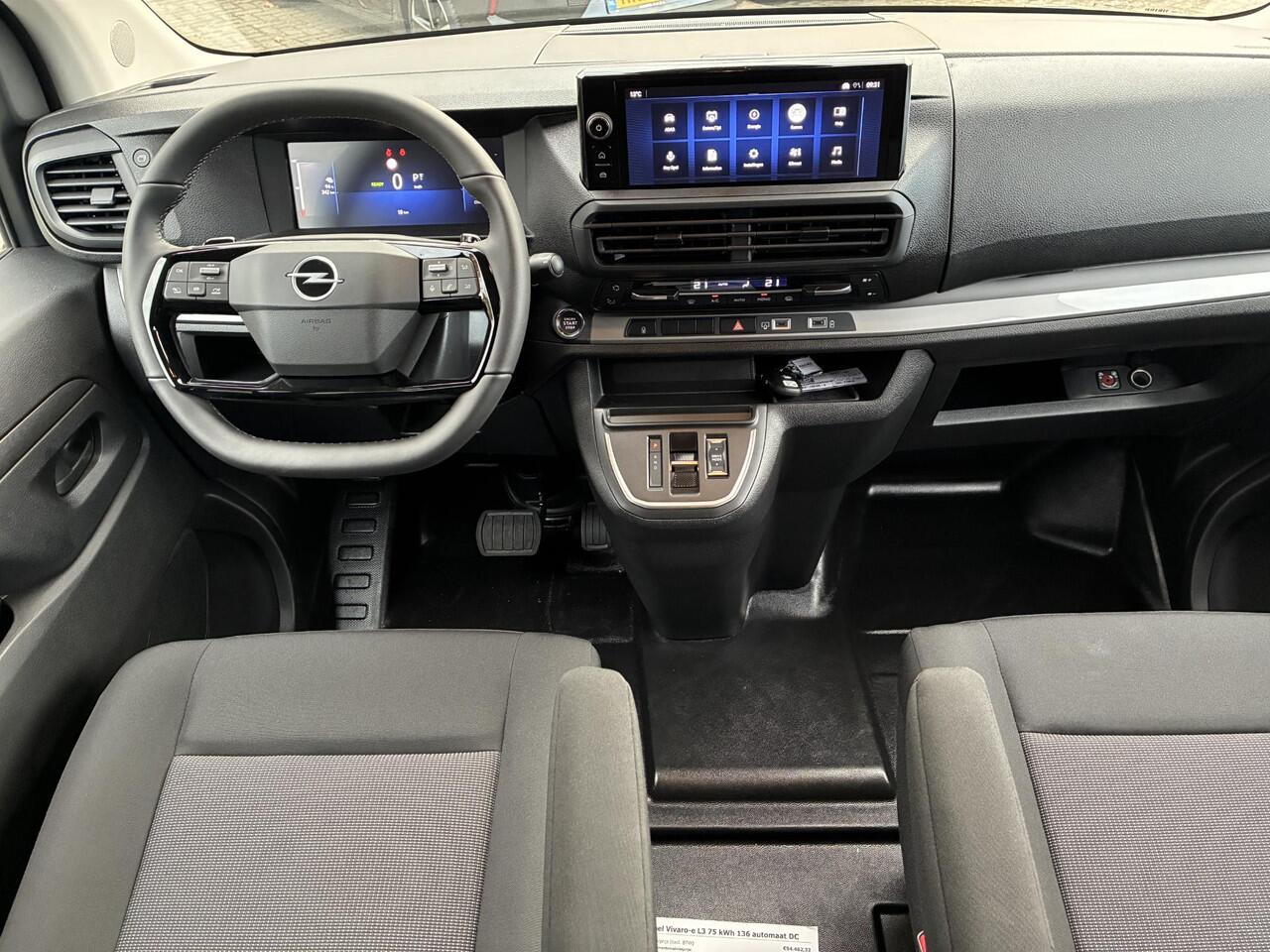 Opel VIVARO Electric L3 75 kWh DC | Navigatie | Winterpakket | Linker schuifdeur | Full LED Koplampen | Parkpilot | Camera | Elektrisch Pakket | 17"LM-Velgen