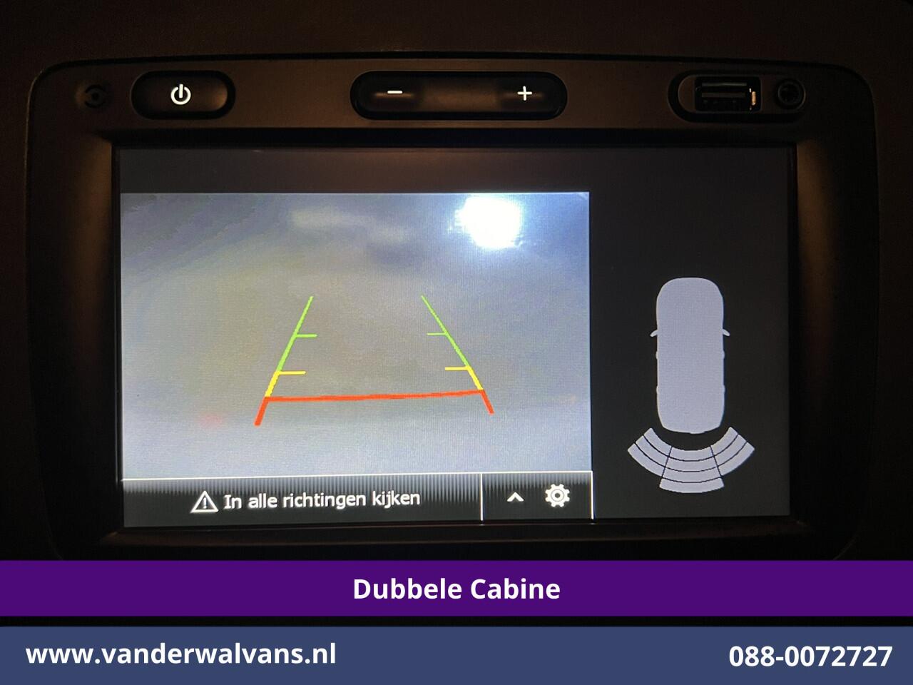 Opel VIVARO 1.6 CDTI 126pk L2H1 Dubbele cabine Euro6 Airco | 5-Zits | Camera | Navigatie | Omvormer | Trekhaak Cruisecontrol, Parkeersensoren