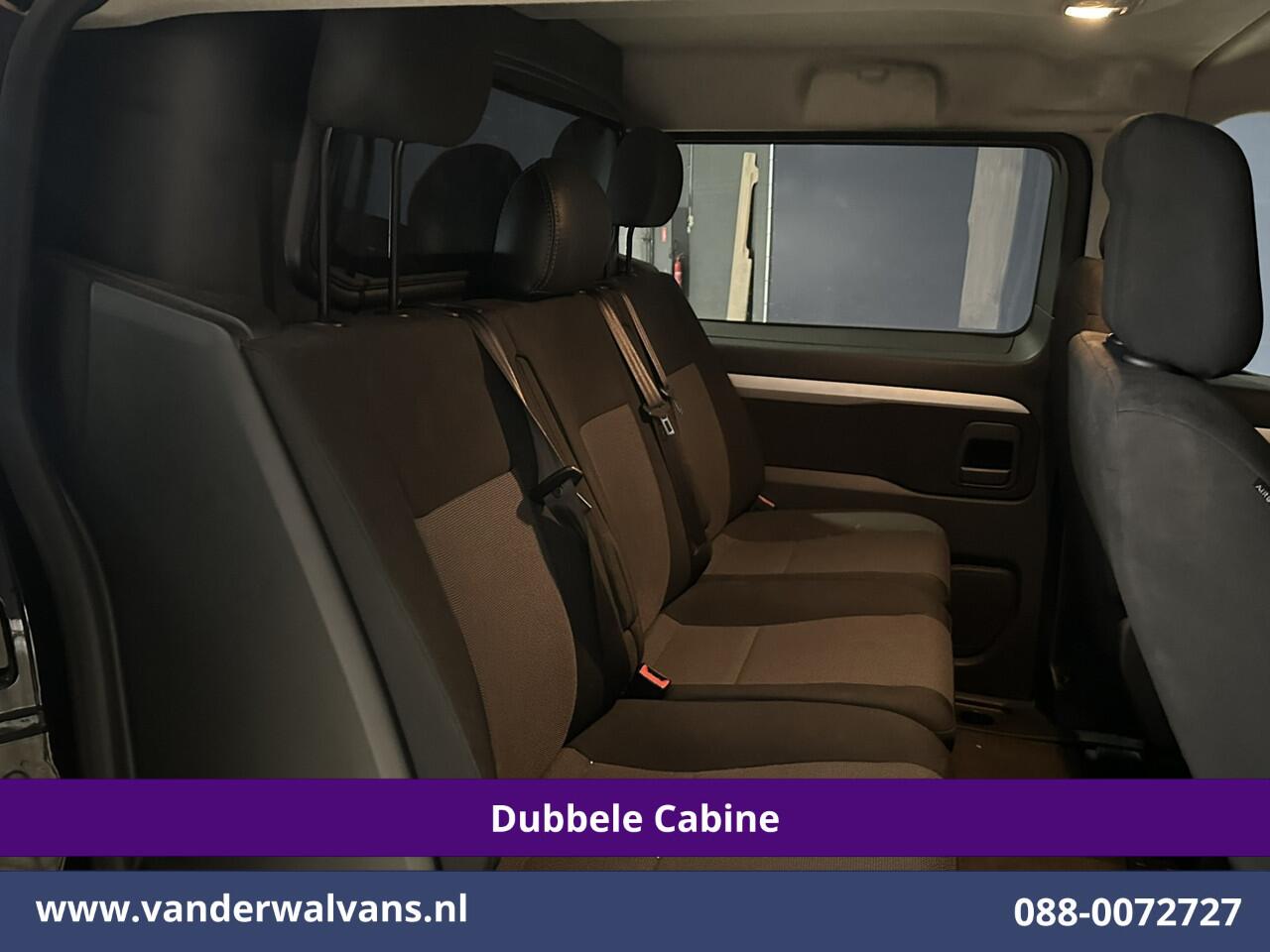 Opel VIVARO 2.0 CDTI 150pk L3H1 Dubbele Cabine Euro6 Airco | Camera | Navigatie | 5-zits | 2500kg Trekhaak Apple Carplay, Android Auto, Cruisecontrol, LM Velgen, Parkeersensoren