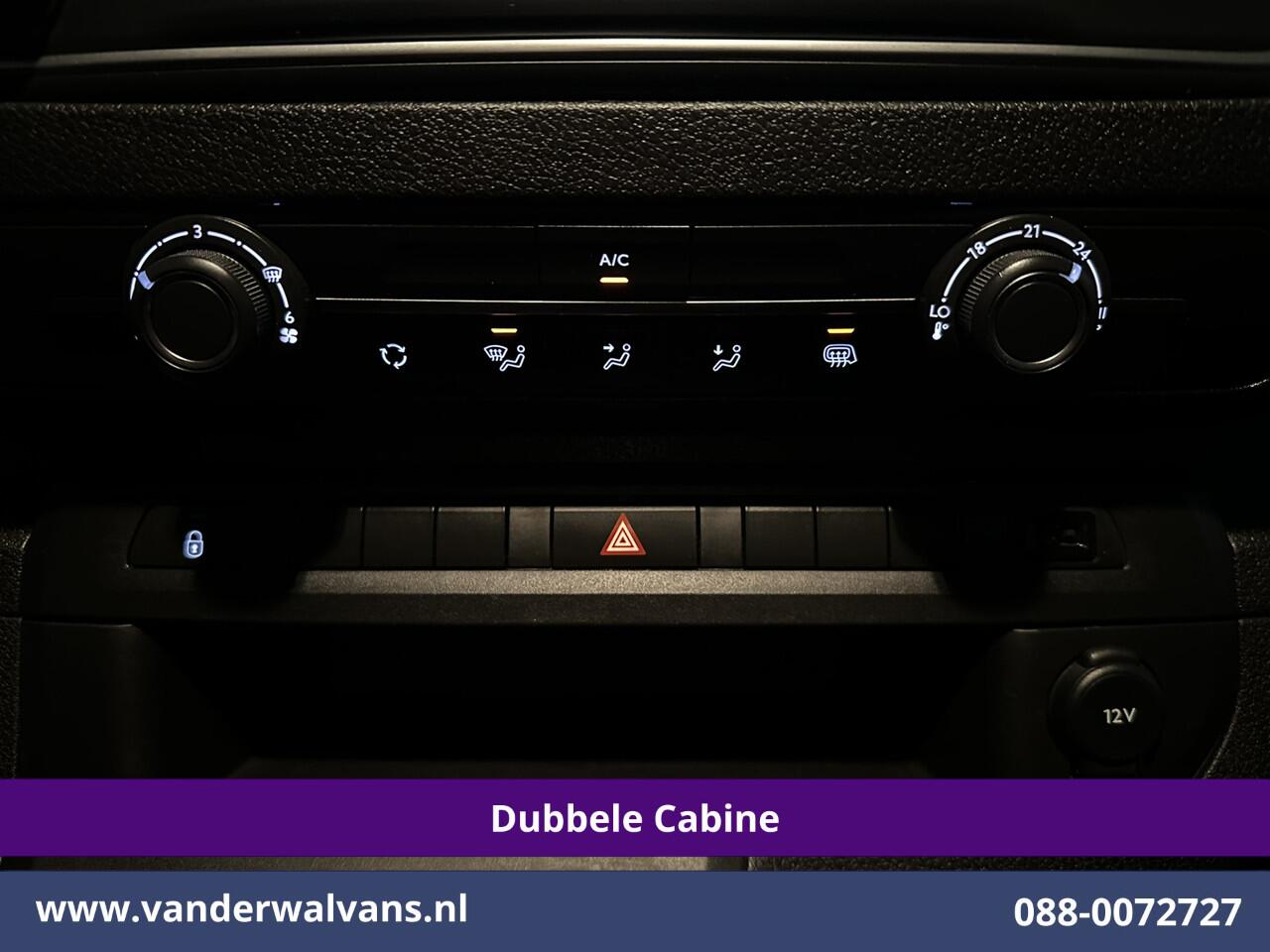 Opel VIVARO 2.0CDTI 145pk L3H1 Dubbele Cabine Euro6 Airco | 6-Zits | Navigatie | 2500kg Trekhaak | Apple Carplay Android Auto, Cruisecontrol, Parkeersensoren