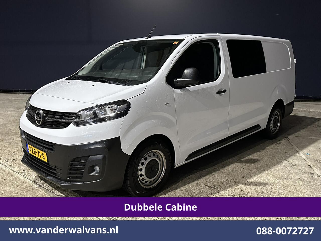 Opel VIVARO 2.0CDTI 145pk L3H1 Dubbele Cabine Euro6 Airco | 6-Zits | Navigatie | 2500kg Trekhaak | Apple Carplay Android Auto, Cruisecontrol, Parkeersensoren