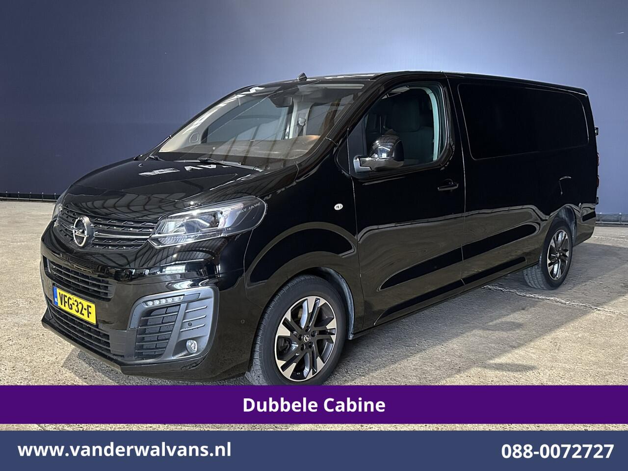 Opel VIVARO 2.0 CDTI 150pk L3H1 Dubbele Cabine Euro6 Airco | Camera | Navigatie | 5-zits | 2500kg Trekhaak Apple Carplay, Android Auto, Cruisecontrol, LM Velgen, Parkeersensoren