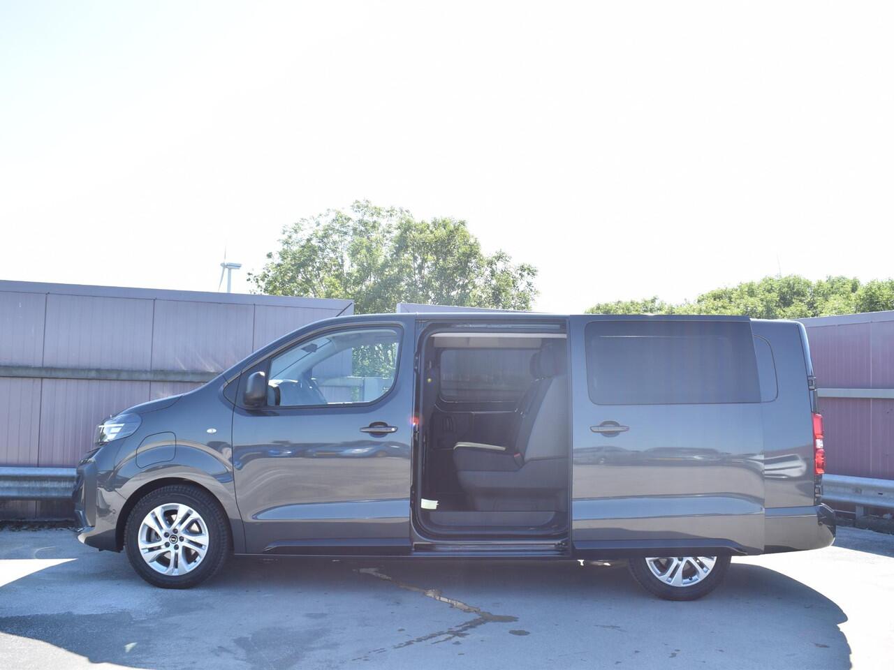 Opel VIVARO Electric 75 kWh Dubbele Cabine | 0% rente | 8 jaar garantie | 2x schuifdeur | Dynamic Comfort NAV Pakket | Comfort Pakket | Exterieur pakket | Winterpakket | Betimmering | LM velgen | Rijklaarprijs