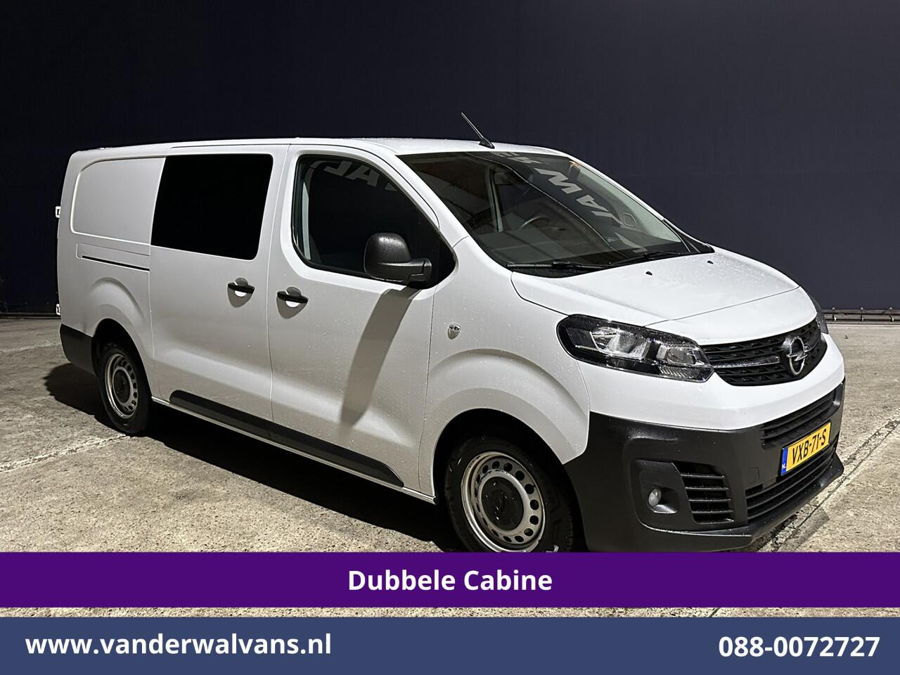 Opel VIVARO 2.0CDTI 145pk L3H1 Dubbele Cabine Euro6 Airco | 6-Zits | Navigatie | 2500kg Trekhaak | Apple Carplay Android Auto, Cruisecontrol, Parkeersensoren