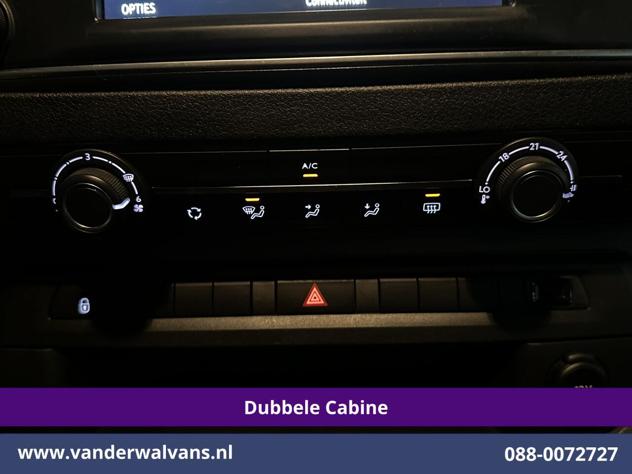 Opel VIVARO 2.0 CDTI 150pk L3H1 Dubbele Cabine Euro6 Airco | Camera | Navigatie | 5-zits | 2500kg Trekhaak Apple Carplay, Android Auto, Cruisecontrol, LM Velgen, Parkeersensoren