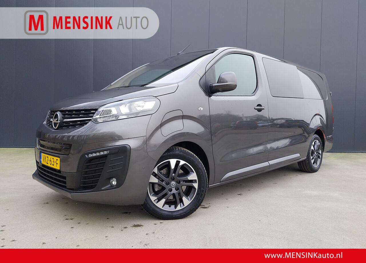 Opel VIVARO Vivaro-e 50kWh L3H1 Innovation DUBBEL CABINE APPLE CARPLAY CAMERA HALF LEER LED NAVI CRUISE TREKHAAK