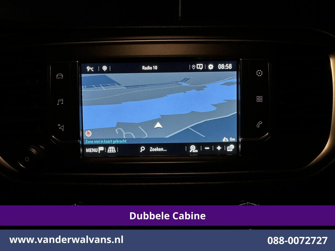 Opel VIVARO 2.0CDTI 145pk L3H1 Dubbele Cabine Euro6 Airco | 6-Zits | Navigatie | 2500kg Trekhaak | Apple Carplay Android Auto, Cruisecontrol, Parkeersensoren