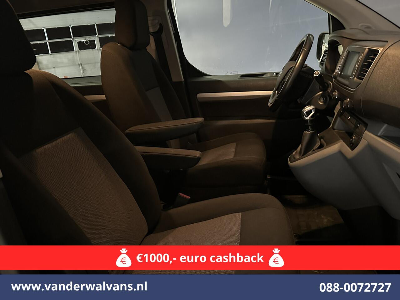 Opel VIVARO 2.0 CDTI 150pk L3H1 Dubbele Cabine Euro6 Airco | Camera | Navigatie | 5-zits | 2500kg Trekhaak Apple Carplay, Android Auto, Cruisecontrol, LM Velgen, Parkeersensoren