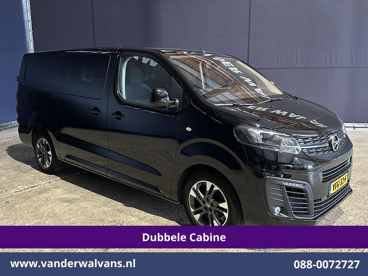 Opel VIVARO 2.0 CDTI 150pk L3H1 Dubbele Cabine Euro6 Airco | Camera | Navigatie | 5-zits | 2500kg Trekhaak Apple Carplay, Android Auto, Cruisecontrol, LM Velgen, Parkeersensoren