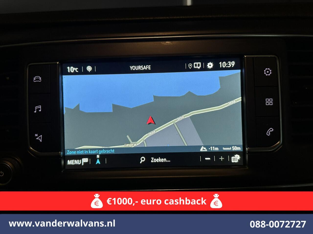 Opel VIVARO 2.0 CDTI 150pk L3H1 Dubbele Cabine Euro6 Airco | Camera | Navigatie | 5-zits | 2500kg Trekhaak Apple Carplay, Android Auto, Cruisecontrol, LM Velgen, Parkeersensoren