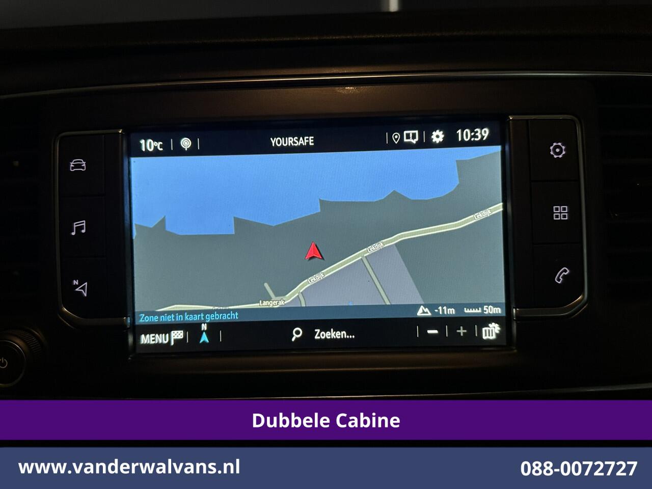 Opel VIVARO 2.0 CDTI 150pk L3H1 Dubbele Cabine Euro6 Airco | Camera | Navigatie | 5-zits | 2500kg Trekhaak Apple Carplay, Android Auto, Cruisecontrol, LM Velgen, Parkeersensoren