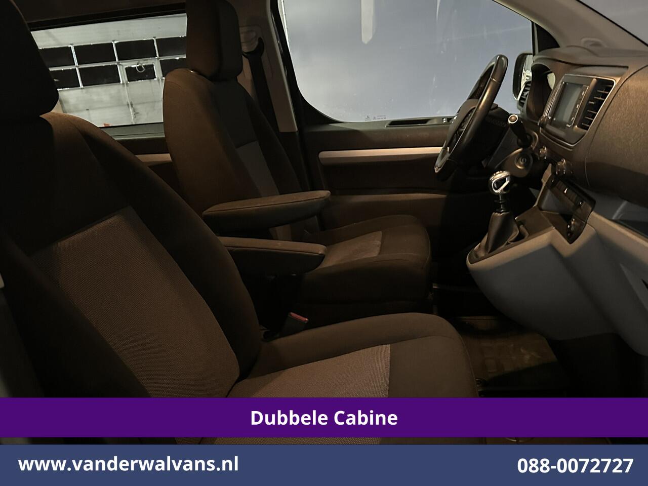 Opel VIVARO 2.0 CDTI 150pk L3H1 Dubbele Cabine Euro6 Airco | Camera | Navigatie | 5-zits | 2500kg Trekhaak Apple Carplay, Android Auto, Cruisecontrol, LM Velgen, Parkeersensoren
