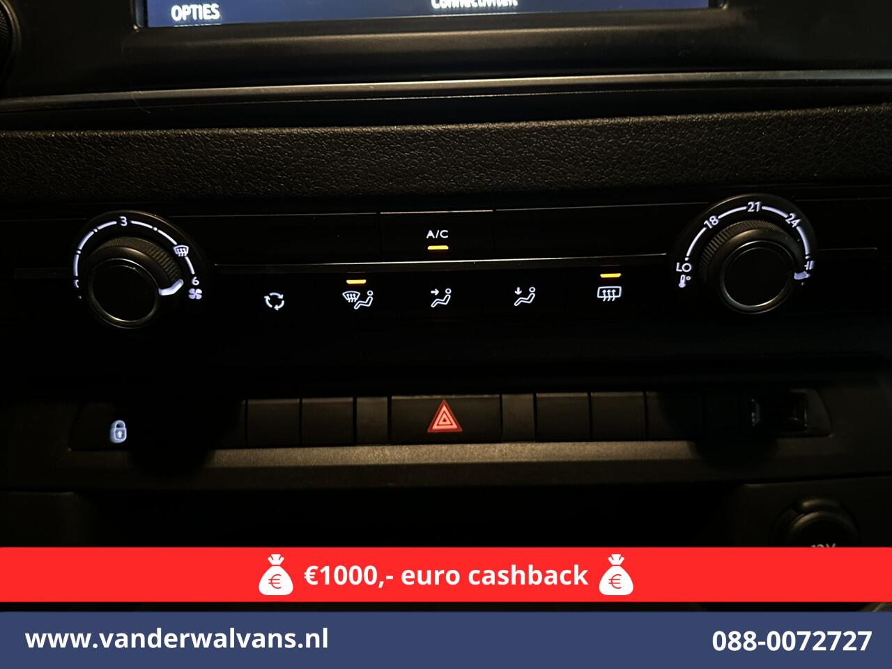 Opel VIVARO 2.0 CDTI 150pk L3H1 Dubbele Cabine Euro6 Airco | Camera | Navigatie | 5-zits | 2500kg Trekhaak Apple Carplay, Android Auto, Cruisecontrol, LM Velgen, Parkeersensoren