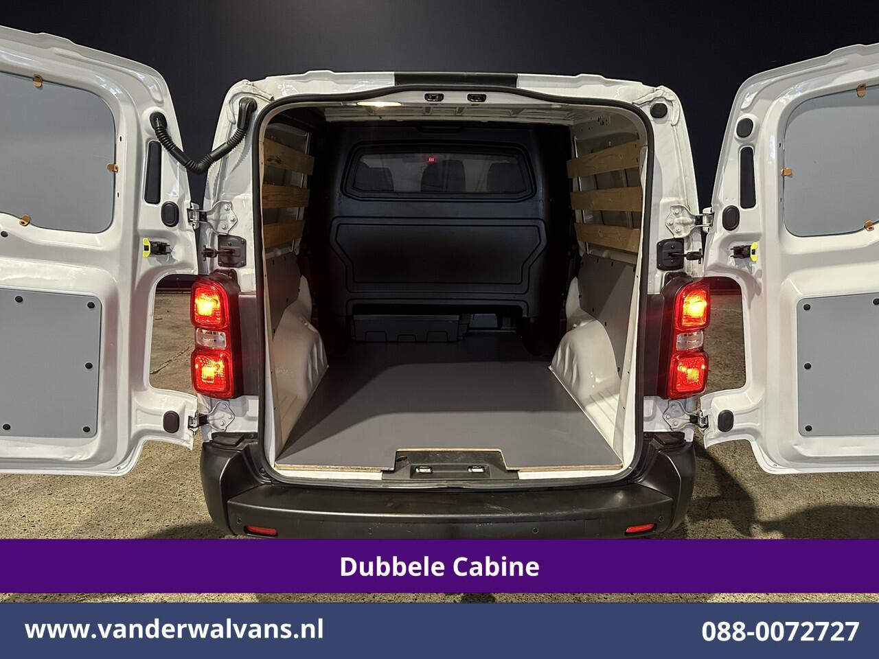 Opel VIVARO 2.0CDTI 145pk L3H1 Dubbele Cabine Euro6 Airco | 6-Zits | Navigatie | 2500kg Trekhaak | Apple Carplay Android Auto, Cruisecontrol, Parkeersensoren