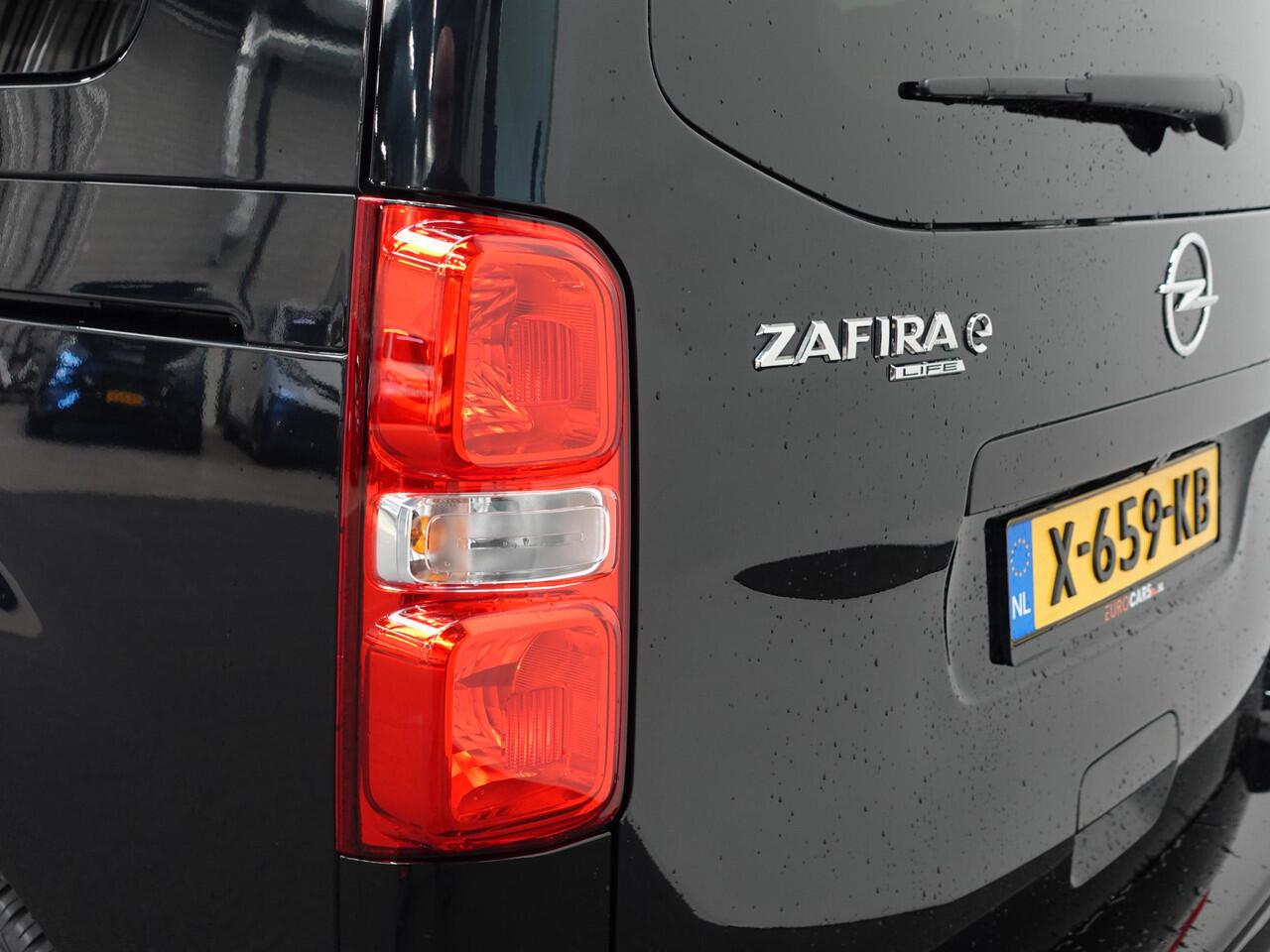 Opel ZAFIRA Vivaro-e Combi L2H1 75 kWh e-Zafira 8 persoons Navigatie Airco Dab Camera 360 Cruise control Dab Lichtmetalen velgen Stoelverwarming