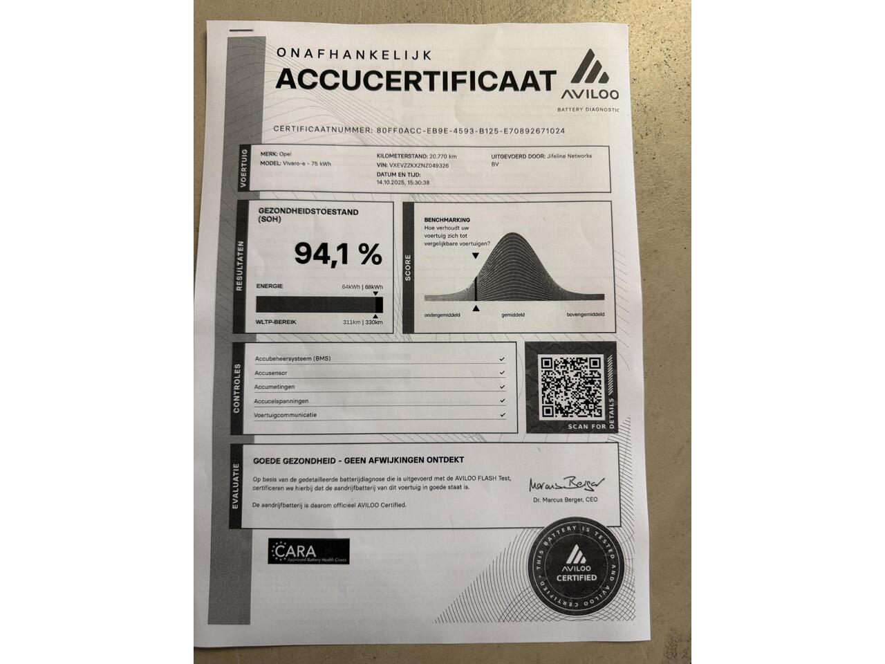 Opel ZAFIRA Life Electric L3 75 kWh VIP BUS Elekrisch 8 persoons banken uitneembaar UNIEKE AUTO